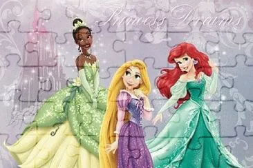 Tiana, Rapunzel, Arielle