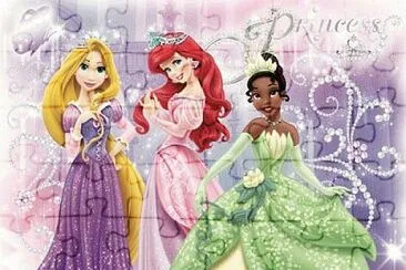 Rapunzel, Arielle, Tiana