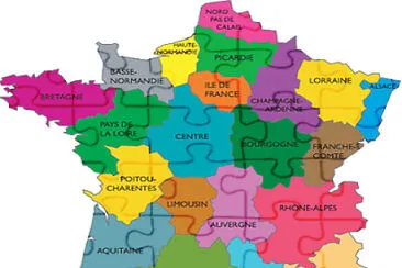 Les Régions de France jigsaw puzzle