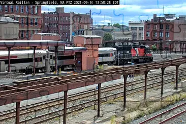 CT-rail 6699 departing Springfield,Mass/USA