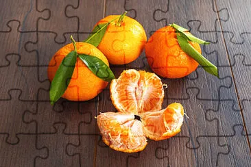 Tangerine jigsaw puzzle