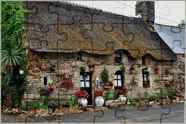 Maison typique de Bretagne jigsaw puzzle