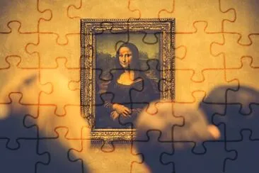 A jigsaw puzzle