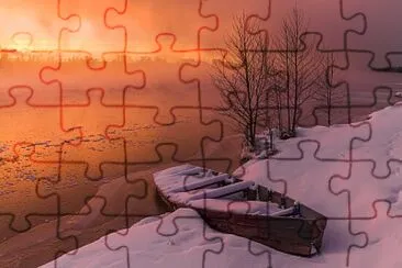 river sundown jigsaw puzzle