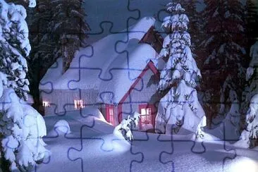 heavy snow jigsaw puzzle