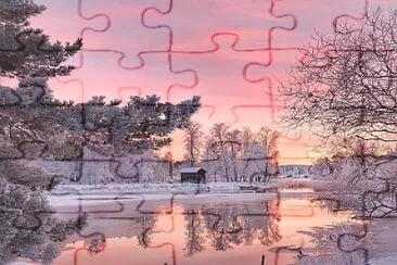 beautiful sundown jigsaw puzzle