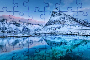 icy blue jigsaw puzzle