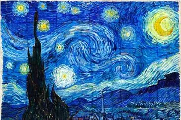 A noite Estrelada, Van Gogh (1889) jigsaw puzzle