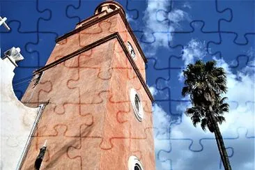 Torre de templo en Guanajuato, Gto. jigsaw puzzle