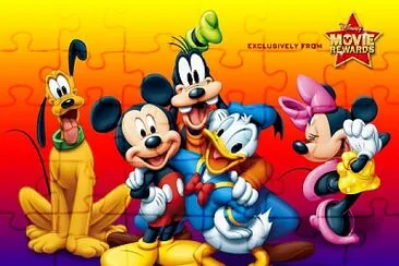 פאזל של mickey colorido