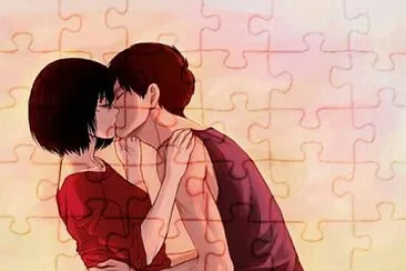 Eren e Mikasa jigsaw puzzle