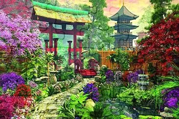 Paysage Japonais jigsaw puzzle