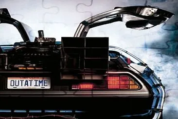 Back to the Future Delorean Back