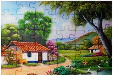 380- CASA TIPICA C.R. jigsaw puzzle