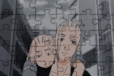 Mikey and Draken jigsaw puzzle