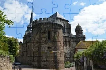 Eglise fortifiée de Toucy jigsaw puzzle