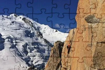 La voie Rébuffat -Chamonix jigsaw puzzle