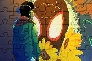 miles morales sun flower