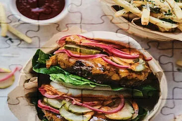 Cheeseburger Bao jigsaw puzzle