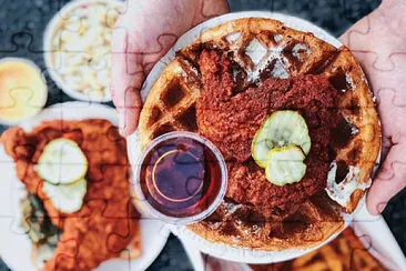 Chicken and Waffles jigsaw puzzle