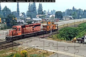 CP-6028 with Caboose Revelstoke,BC/CA