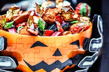 Bonbons halloween jigsaw puzzle