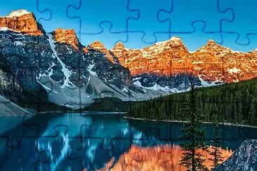 Lago Moraine-Canada jigsaw puzzle