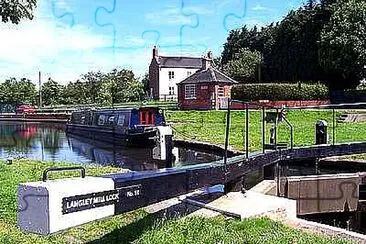 Langley Mill Lock jigsaw puzzle