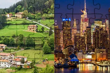 RURAL Y URBANO jigsaw puzzle