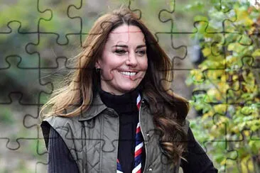 Kate Middleton et le prince William en déplacement jigsaw puzzle