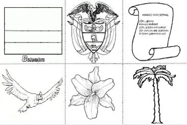 פאזל של simbolos patrios de colombia