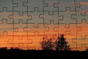 Beautiful sunset jigsaw puzzle