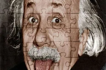 Einstein jigsaw puzzle