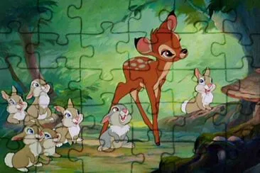 Bambi jigsaw puzzle