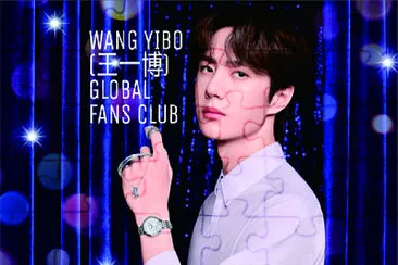 Chinese actor Wang Yibo jigsaw puzzle