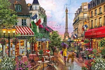 Paseo por Paris jigsaw puzzle