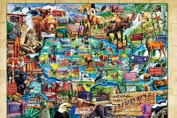 National Parks of America jigsaw puzzle