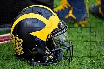 Michigan Helmet jigsaw puzzle