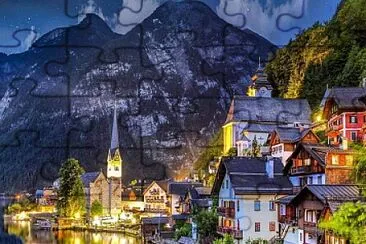 פאזל של Hallstatt-Austria