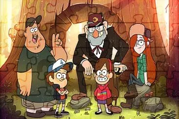 פאזל של gravity falls