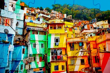 205.- BARRIO BRASILEÑO jigsaw puzzle