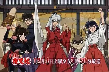 פאזל של el equipo inuyasha hanyo no yashahime