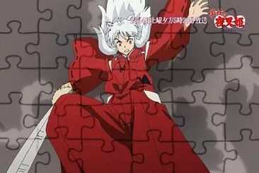 inuyasha destruye el techo hanyo no yashahime jigsaw puzzle