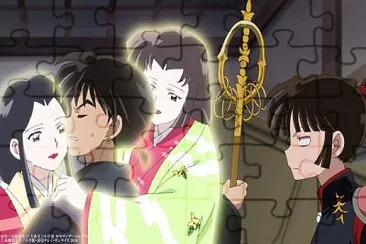 sango se molesta con miroku hanyo no yashahime