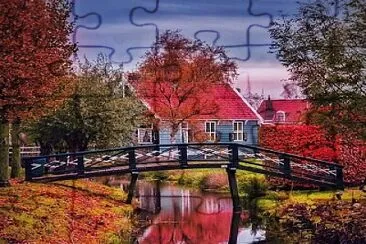 Zaanse Schans-Holanda jigsaw puzzle