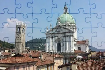 Brescia, tetti centro storico jigsaw puzzle