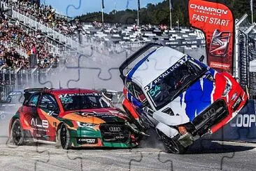 rallycross jigsaw puzzle