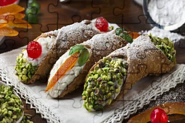 cannoli siciliani jigsaw puzzle