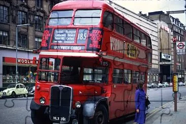 פאזל של Old bus London