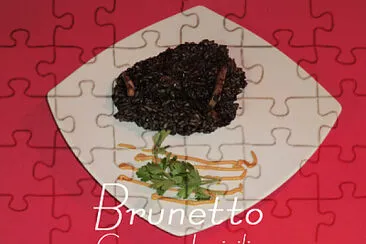 פאזל של Risotto al nero di seppia